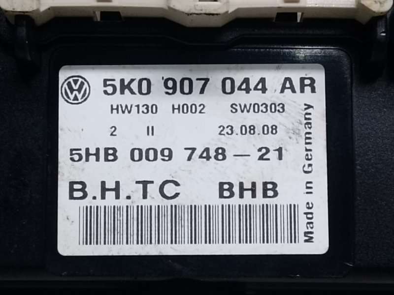 Блок управления печкой PASSAT CC 08-12 2008 2.0 CCTA Блок управления печкой PASSAT CC 08-12 2008 2.0 CCTA