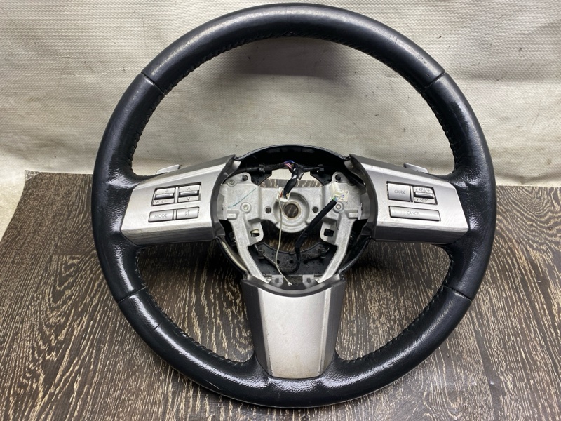 Руль SUBARU LEGACY 09-15 BM 2010 Седан 2.5 EJ253 34312AJ01AVH Б/У