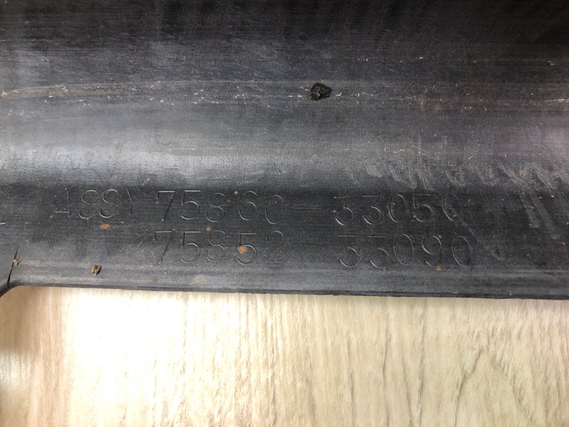 Накладка порога наружная левая ES350 06-12 2006 3.5 2GR-FE