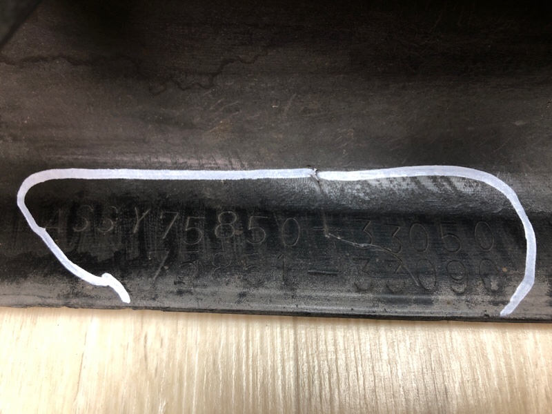 Накладка порога наружная правая ES350 06-12 2006 3.5 2GR-FE Накладка порога наружная правая ES350 06-12 2006 3.5 2GR-FE