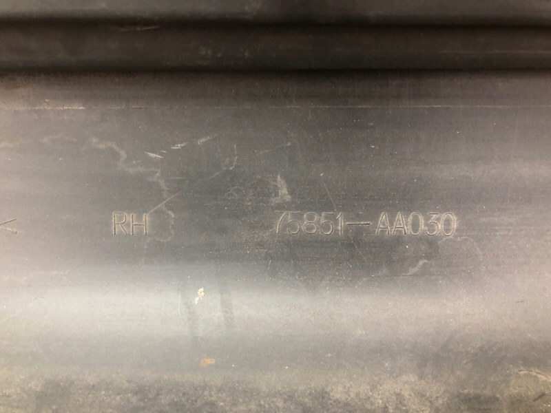 Накладка порога наружная правая SOLARA 03-09 2003 2.4 2AZFE Накладка порога наружная правая SOLARA 03-09 2003 2.4 2AZFE