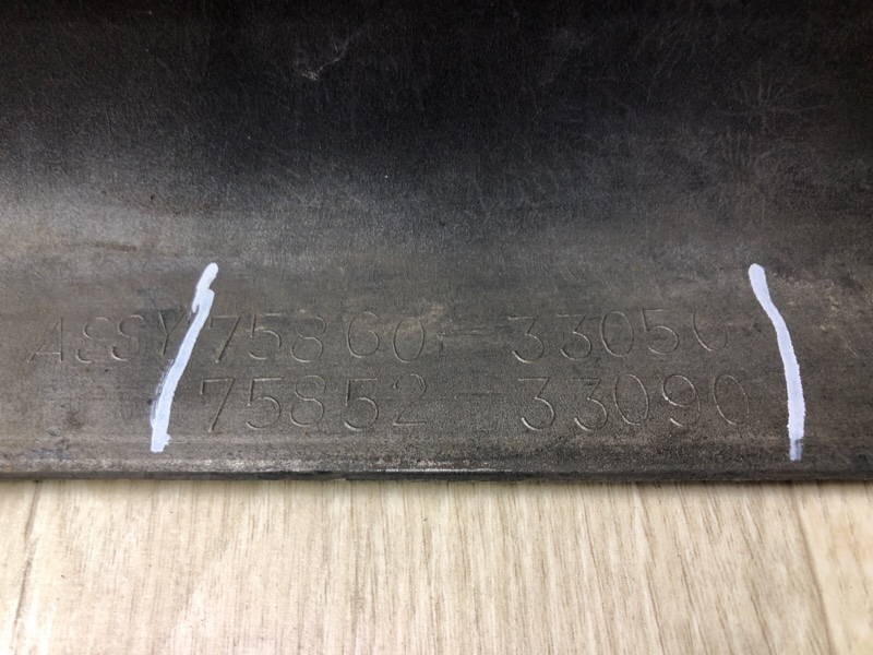 Накладка порога наружная левая ES350 06-12 2007 3.5 2GR-FE Накладка порога наружная левая ES350 06-12 2007 3.5 2GR-FE