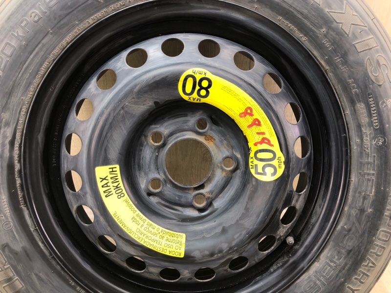 Диск колесный (докатка) TUCSON TL 15-20 2015 G4FJ 1.6 Диск колесный (докатка) TUCSON TL 15-20 2015 G4FJ 1.6