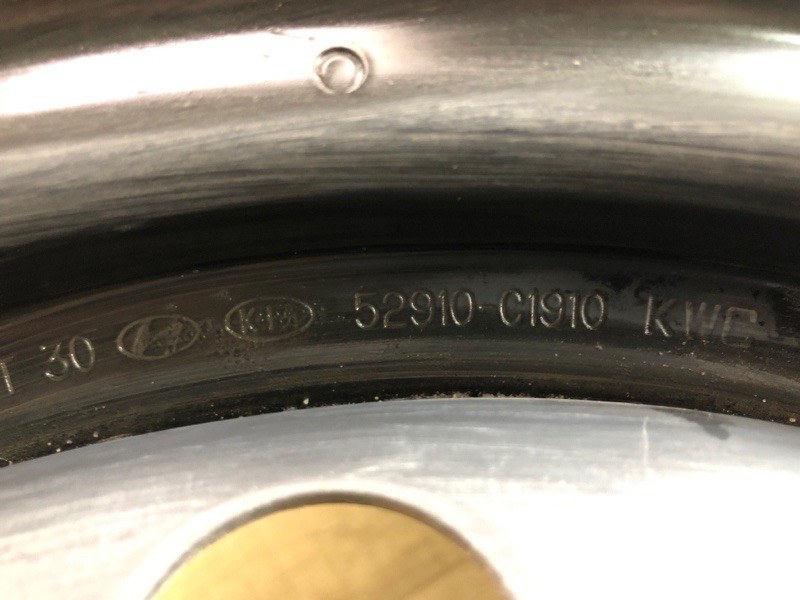 Диск колесный (докатка) TUCSON TL 15-20 2015 G4FJ 1.6 Диск колесный (докатка) TUCSON TL 15-20 2015 G4FJ 1.6