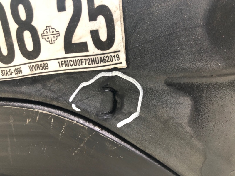 Бампер задний ESCAPE 12-19 2017 2.5 T25HDEX Бампер задний ESCAPE 12-19 2017 2.5 T25HDEX