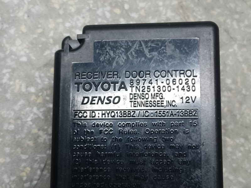 Блок управления центральным замком CAMRY 40 06-11 2010 2.5 2ARFE Блок управления центральным замком CAMRY 40 06-11 2010 2.5 2ARFE