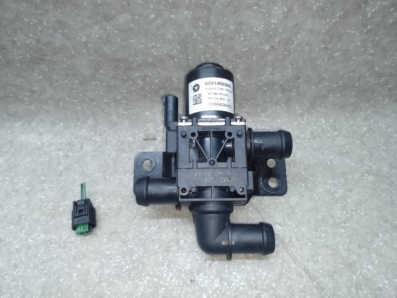Запчасть кран печки FIAT 500 (312/FF) 07-19 2016 ELECTRIC 52014553AC Б/У Кран печки FIAT 500 (312/FF) 07-19 2016 ELECTRIC 52014553AC Б/У