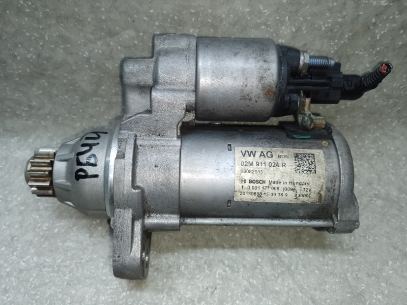 Запчасть стартер VOLKSWAGEN PASSAT B7 11-15 2014 1.8 CPRA 02M911024R Б/У Стартер VOLKSWAGEN PASSAT B7 11-15 2014 1.8 CPRA 02M911024R Б/У