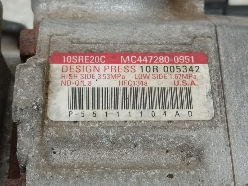 Компрессор кондиционера TOWN &amp; COUNTRY (RT) 2015 3.6 V6 ERB