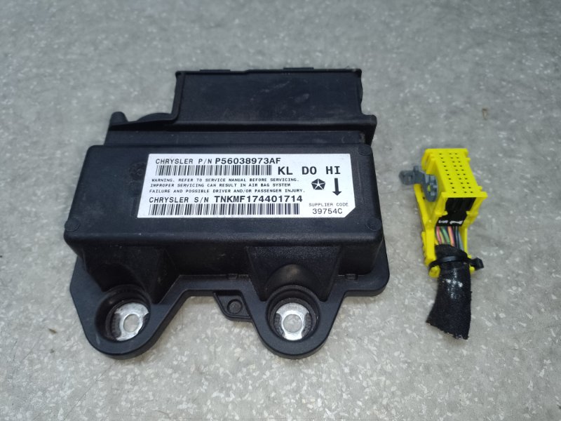 Блок управления AIRBAG JEEP CHEROKEE 14- 2014 3.2 EHB 56038973AD Б/У