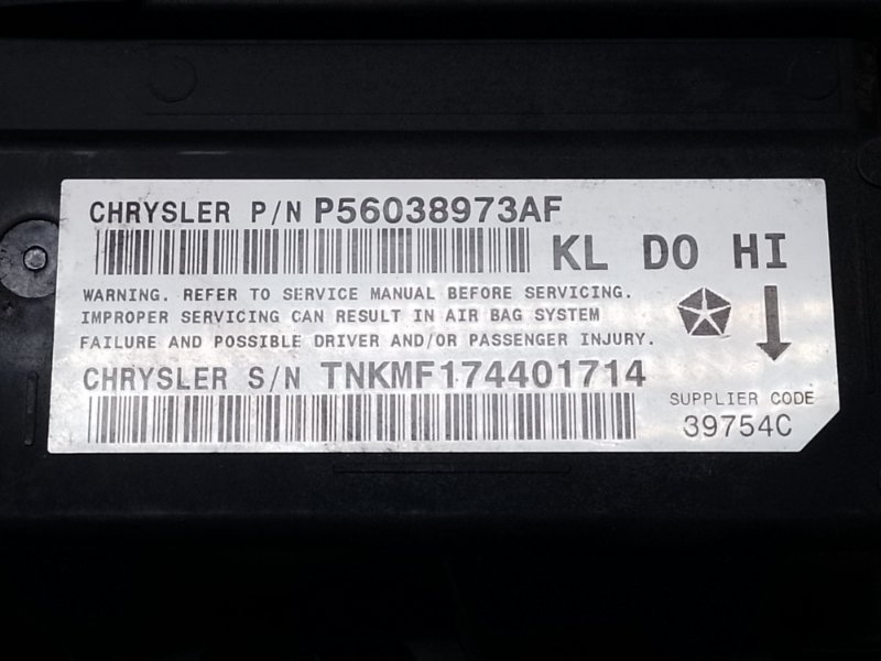 Блок управления AIRBAG CHEROKEE 14- 2014 3.2 EHB