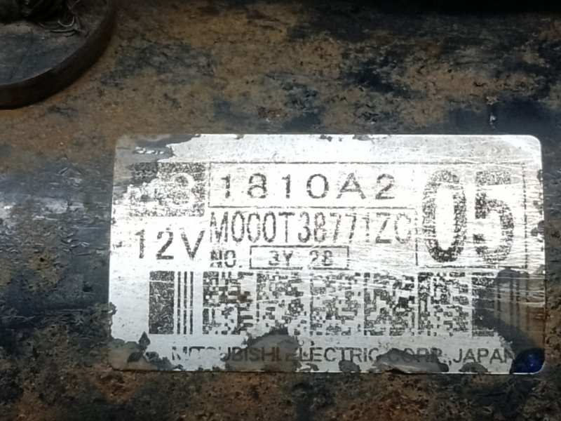 Стартер ASX / OUTLANDER SPORT 10-21 2.0 4B11 Стартер ASX / OUTLANDER SPORT 10-21 2.0 4B11