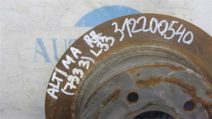 Тормозной диск задний ALTIMA L33 12-18 2016 L33 2.5