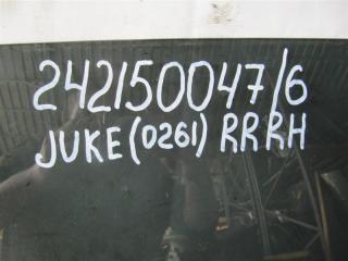 Стекло двери заднее правое NISSAN JUKE 10-19 Внедорожник 1.6 MR16DDT