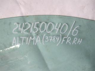 Стекло двери переднее правое NISSAN ALTIMA L33 12-18 L33 2.5