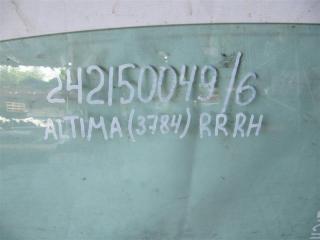 Стекло двери заднее правое NISSAN ALTIMA L33 12-18 L33 2.5