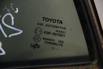 Стекло двери глухое заднее левое AURIS 06-12