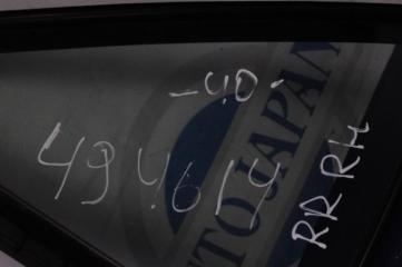 Стекло двери глухое заднее правое CAMRY 40 06-11