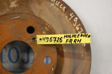 Тормозной диск передний TOYOTA HIGHLANDER 01-07