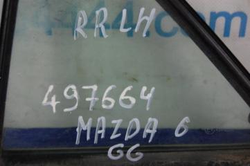 Стекло двери глухое заднее левое 6 GG 02-07