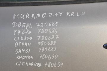 Стекло двери заднее левое MURANO Z51 07-14