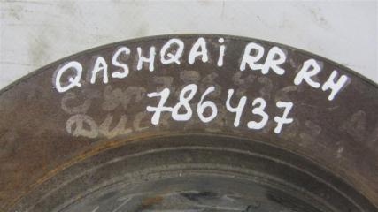 Тормозной диск задний QASHQAI 07-14