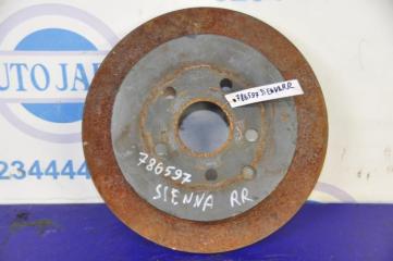 Тормозной диск задний TOYOTA SIENNA 11-16 Б/У Тормозной диск задний TOYOTA SIENNA 11-16