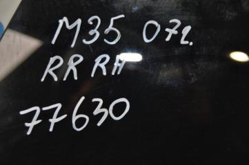 Стекло двери заднее правое M35/M45 04-10