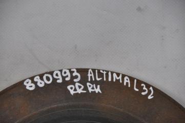 Тормозной диск задний ALTIMA L32 07-12 2008 VQ25DE 4Cyl