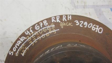 Тормозной диск задний SONATA YF 10-14 2011 Седан 2.4