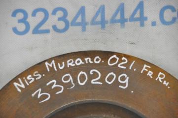 Тормозной диск передний MURANO Z50 02-07 2006 Внедорожник 3.5