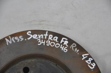 Тормозной диск передний SENTRA B17 12-21 2016 Седан 1.8