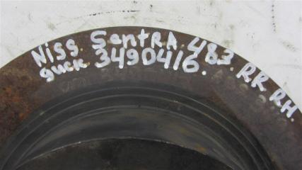 Тормозной диск задний SENTRA B17 12-21 2016 Седан 1.8