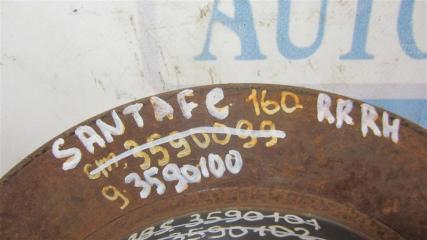 Тормозной диск задний SANTA FE (CM) 05-12 2008 Внедорожник 3.3