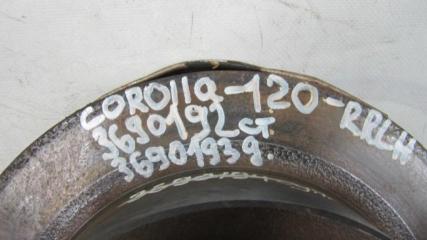 Тормозной диск задний COROLLA 120 00-07