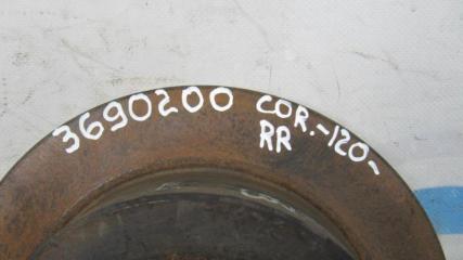 Тормозной диск задний COROLLA 120 00-07