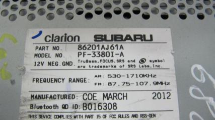 Магнитола SUBARU OUTBACK 09-14 BR Внедорожник 2.5
