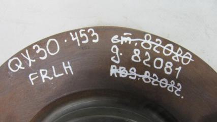 Тормозной диск задний QX30 16-20 2016 Внедорожник 2.0 20PET