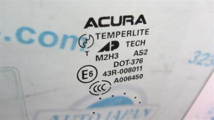 Стекло двери переднее левое ACURA MDX (YD2) 06-13 YD2 3.7