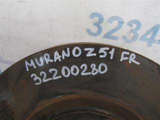 Тормозной диск передний MURANO Z51 07-14