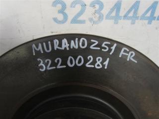 Тормозной диск передний MURANO Z51 07-14
