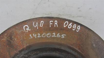 Тормозной диск передний G25/G35/G37/Q40 06-14 2014 Седан 3.7 VQ37VHR