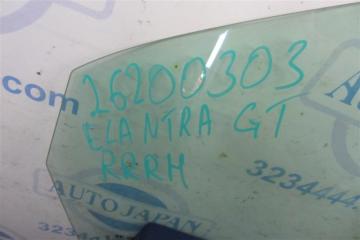 Стекло двери заднее правое ELANTRA MD 10-15