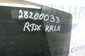 Стекло двери заднее левое RDX 12-19 2015 Внедорожник 3.5