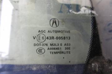 Стекло двери глухое заднее левое ACURA RDX 12-19 Внедорожник 3.5