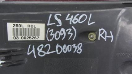 Фонарь наружный задний правый LS460 06-12 2006 Седан 4.6