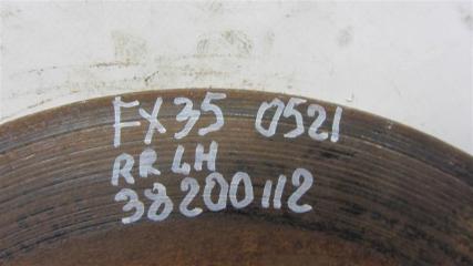 Тормозной диск задний FX S50 03-08 2006 Внедорожник 3.5