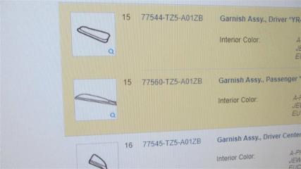 Накладка торпедо ACURA MDX (YD3) 13-21 Внедорожник 3.5