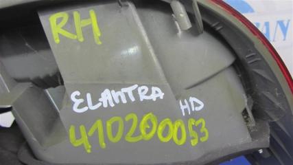 Фонарь наружный задний правый ELANTRA HD 06-11