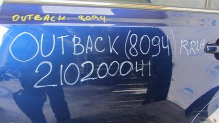 Дверь задняя левая OUTBACK 09-14 BR 2011 Внедорожник 2.5